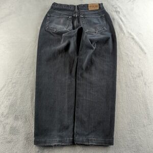 Vintage 90s Gap Jeans 30x28* Black Faded Loose Wide Baggy Grunge Punk Hip Hop